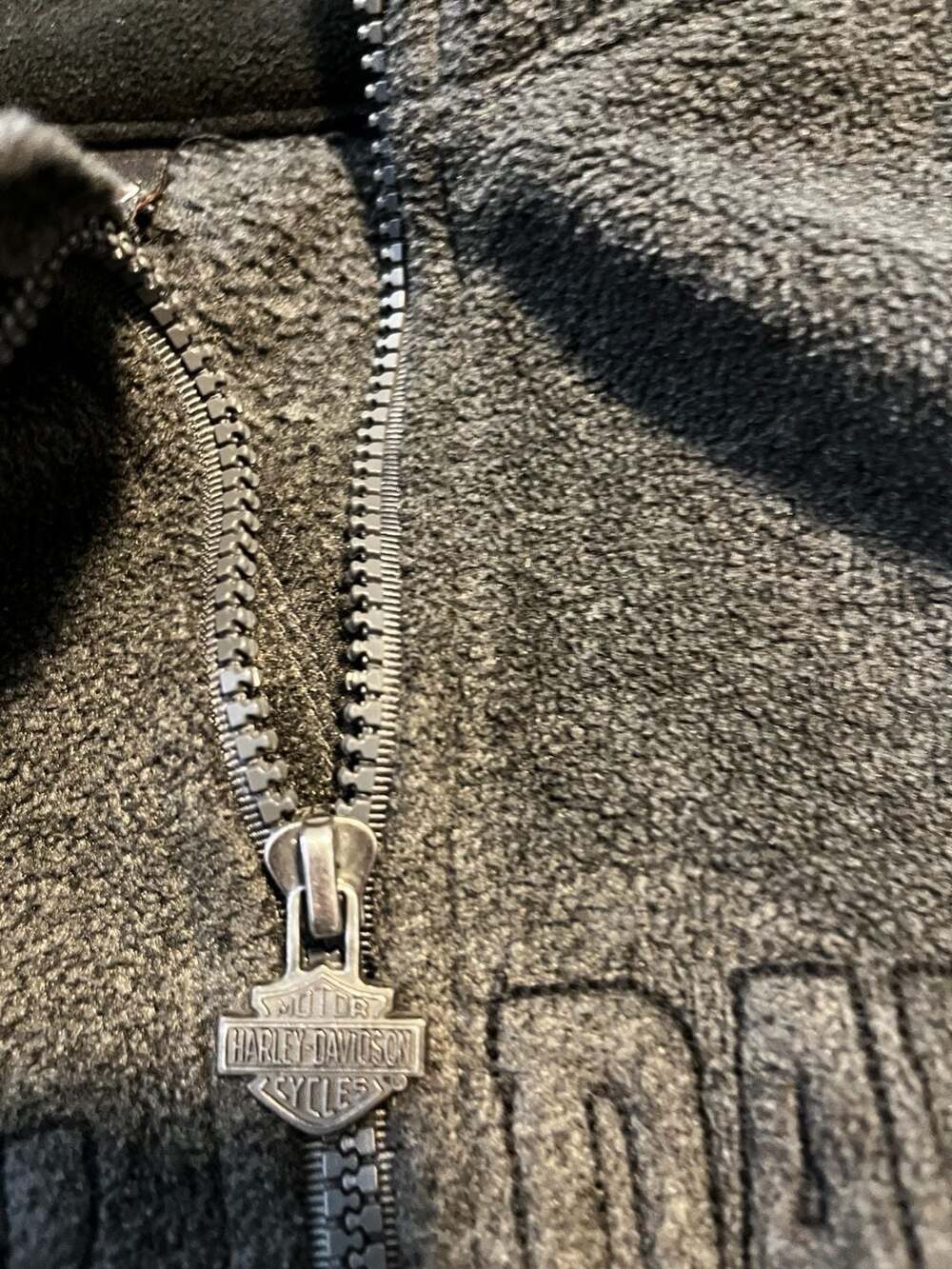 Harley-Davidson Road Rebel Grey Fleece Moto Jacket 🏍️ - Picture 5 of 6